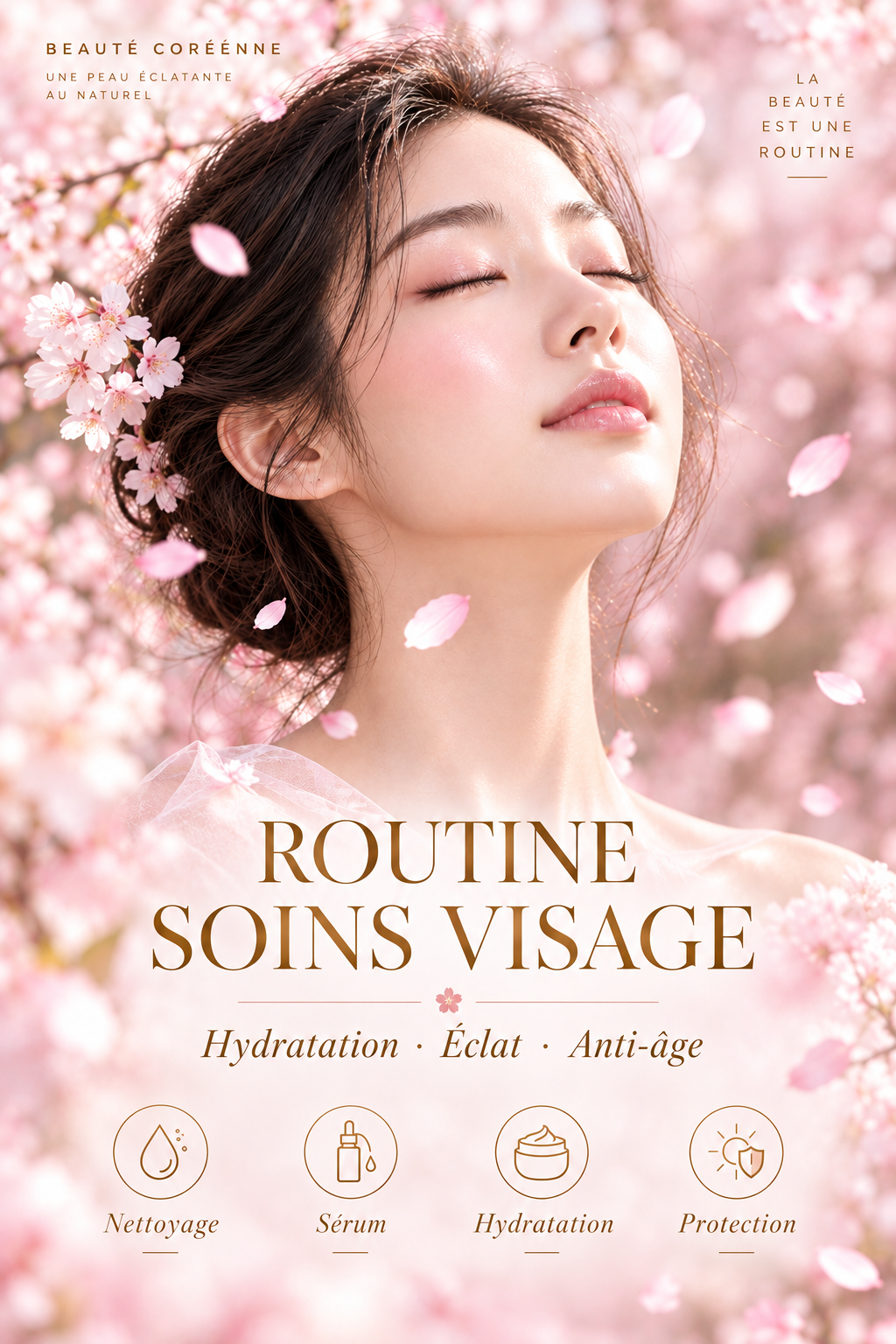 Affiche Soins Visage - Haute Qualité