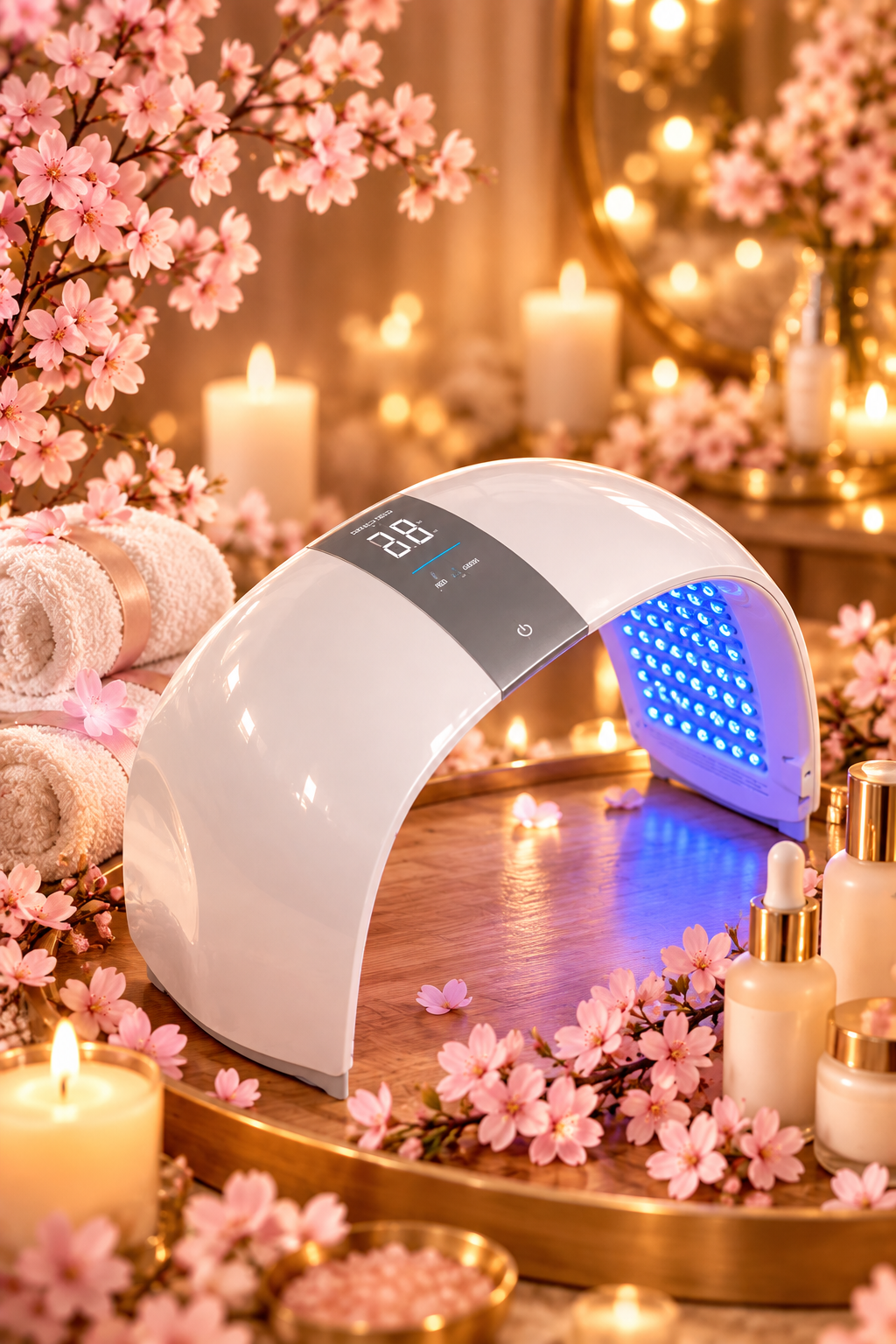 Dôme LED seul - ambiance sakura