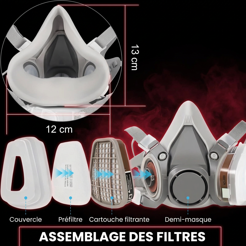 Dimensions et assemblage en français