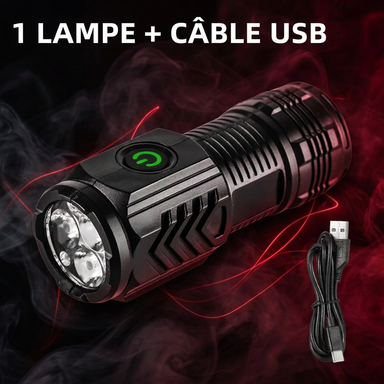 Lampe et câble USB, version française