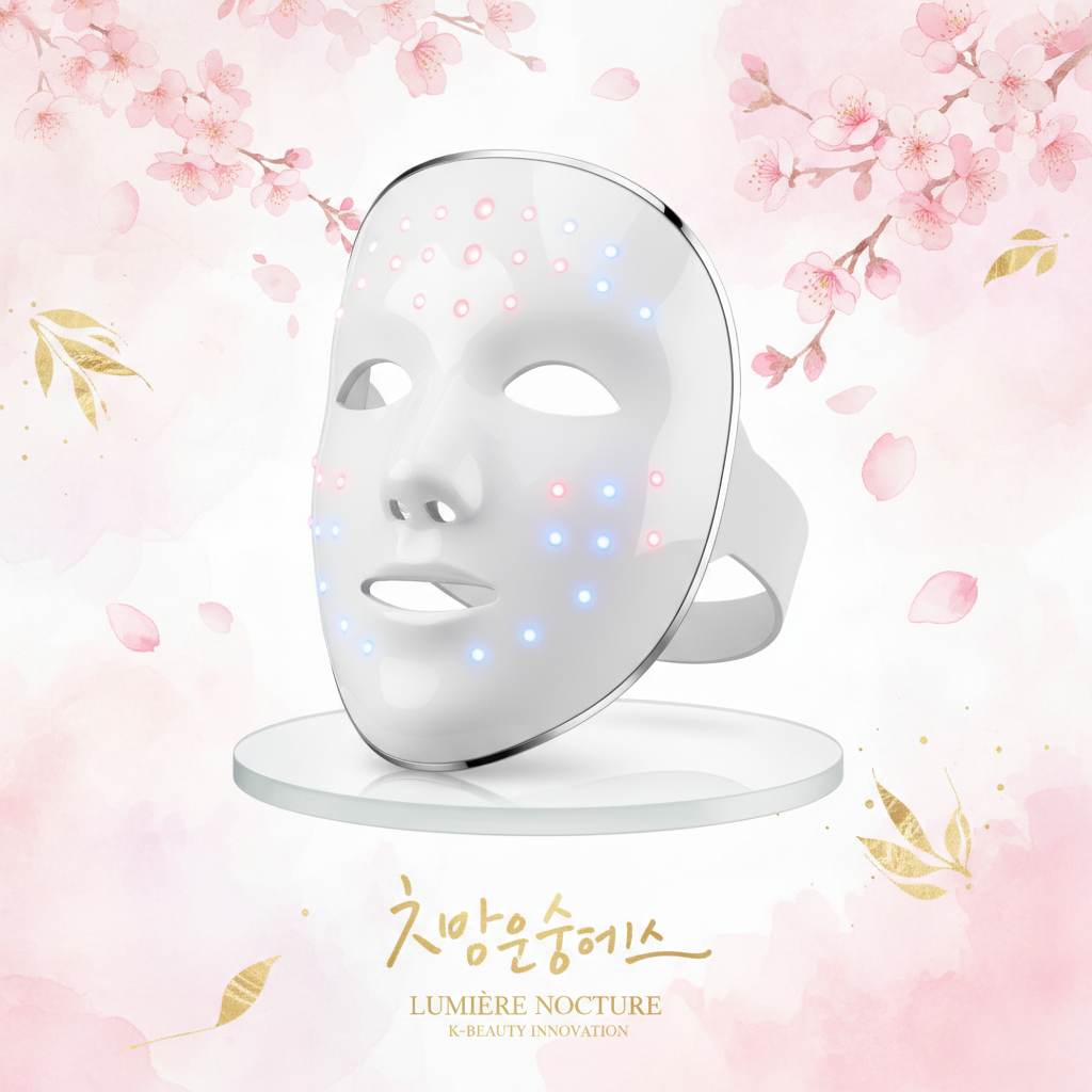 Masque LED aquarelle sakura