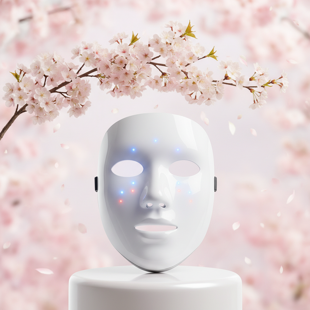 Masque LED branche sakura