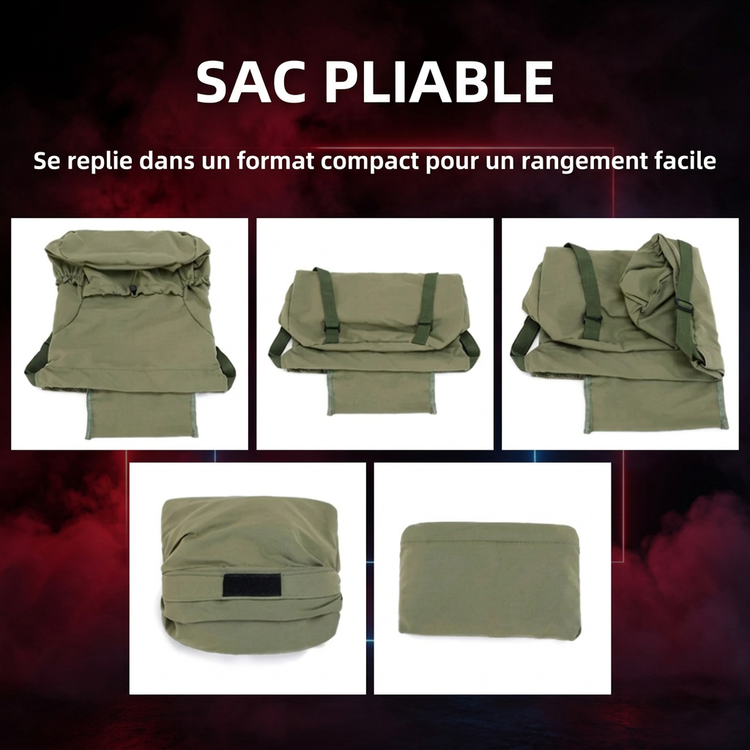 Pliage du sac, textes français