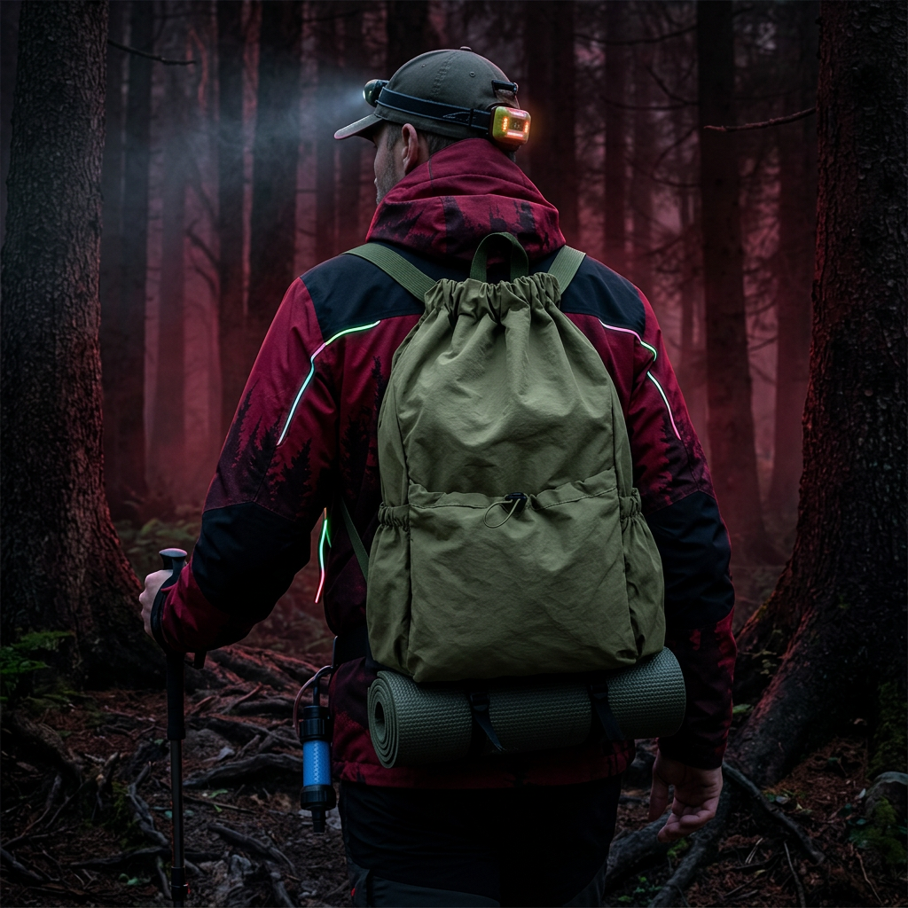 Sac kaki, vue arrière