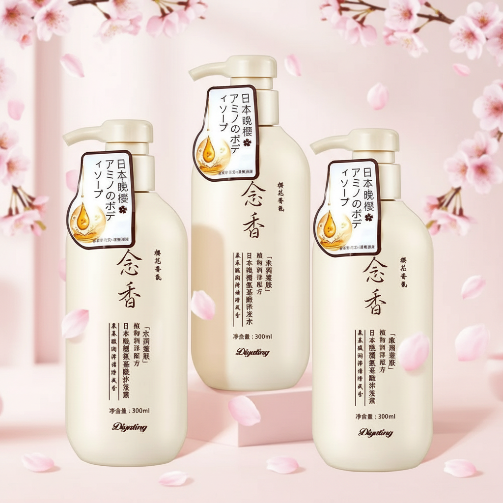 Shampooing Sakura - fond coréen