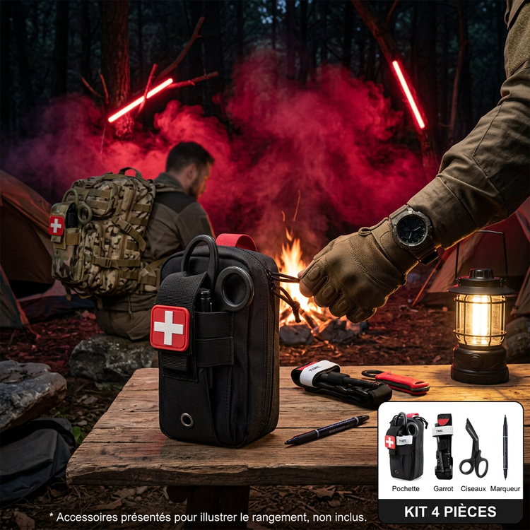 Trousse utilisée au campement